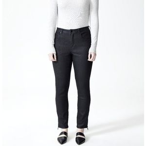 Universal Standard Black Meuse Black Resin Jeans 6